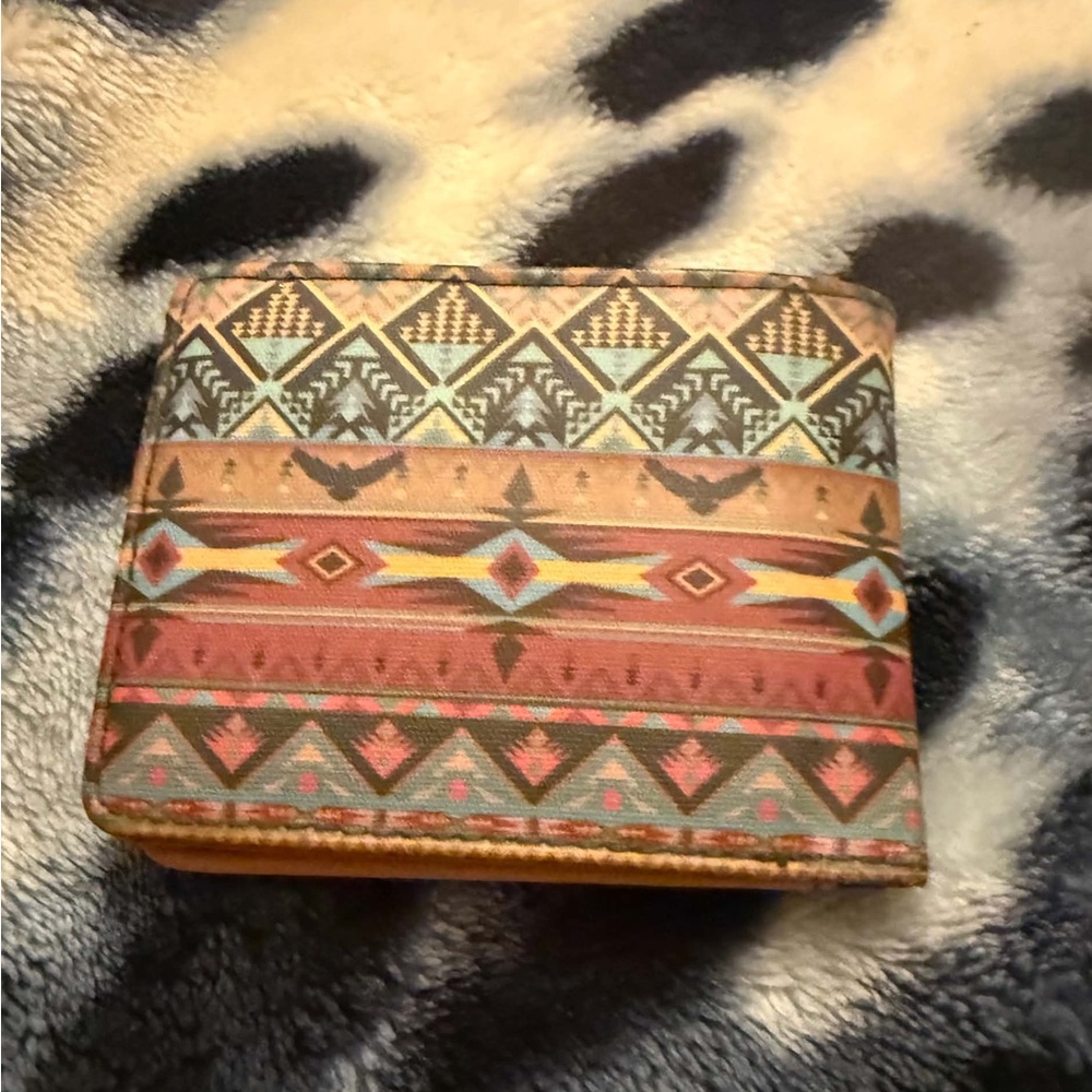 Sipsey Wilder Boho Aztec Pattern Wallet - Multicolor